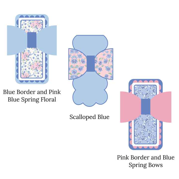 These pastel spring floral themed faux leather snap clip covers are ready to cut and assemble for many craft projects. These patterned cutouts can be used to make a hair bow, headband, banner, photo props, scrapbook, party or classroom decorations, bulletin board trim or anything creative! You will receive one faux leather sheet with varying quantities of cutouts based on your selections.