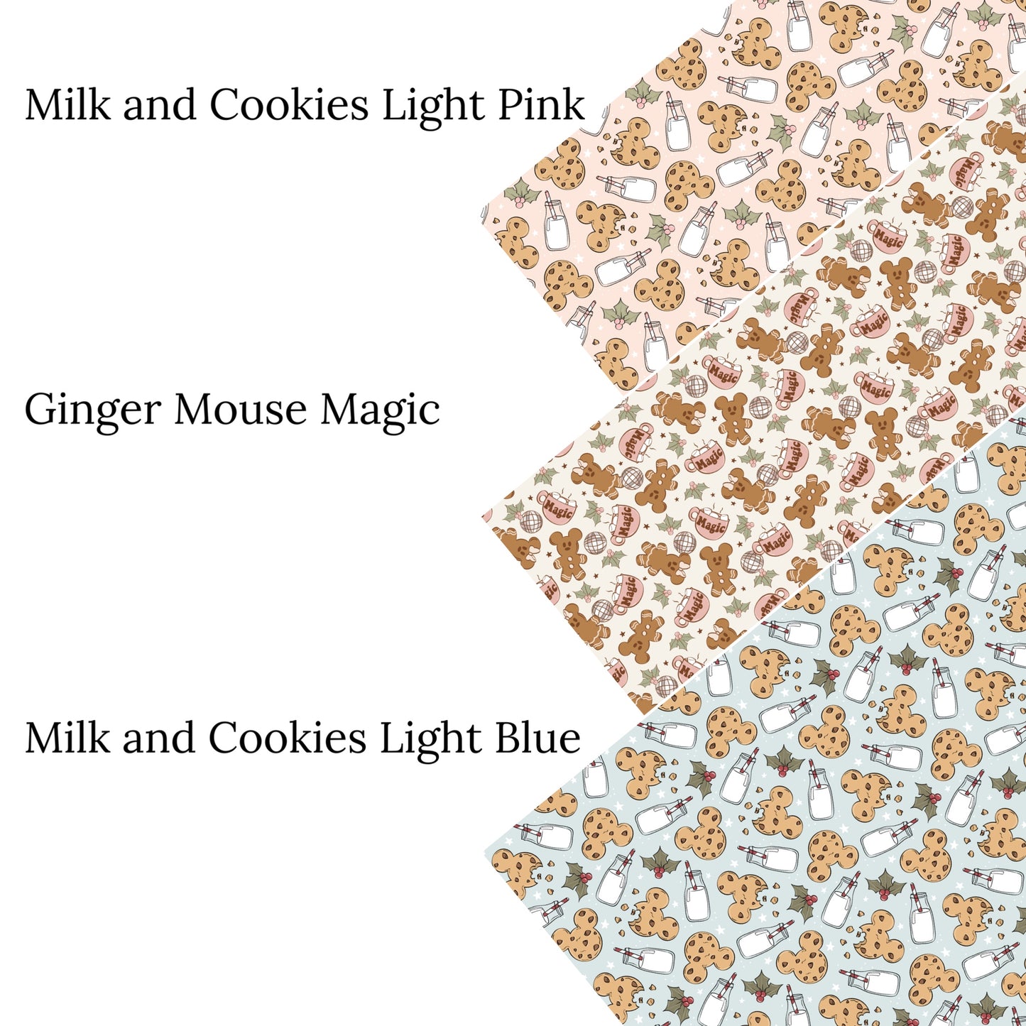 Milk and Cookies Light Pink Faux Leather Sheets