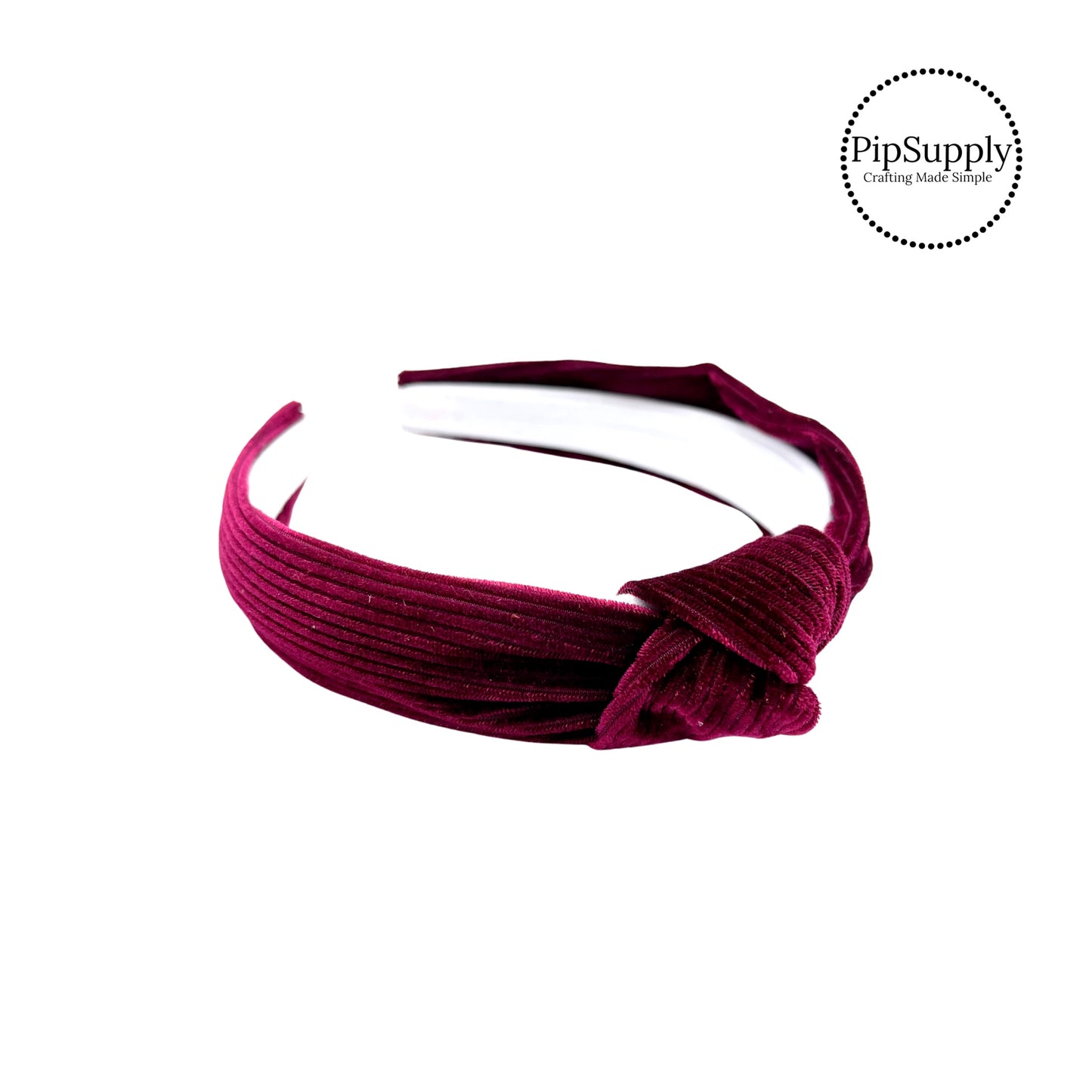 Mulberry Corduroy Velvet Knotted Headband