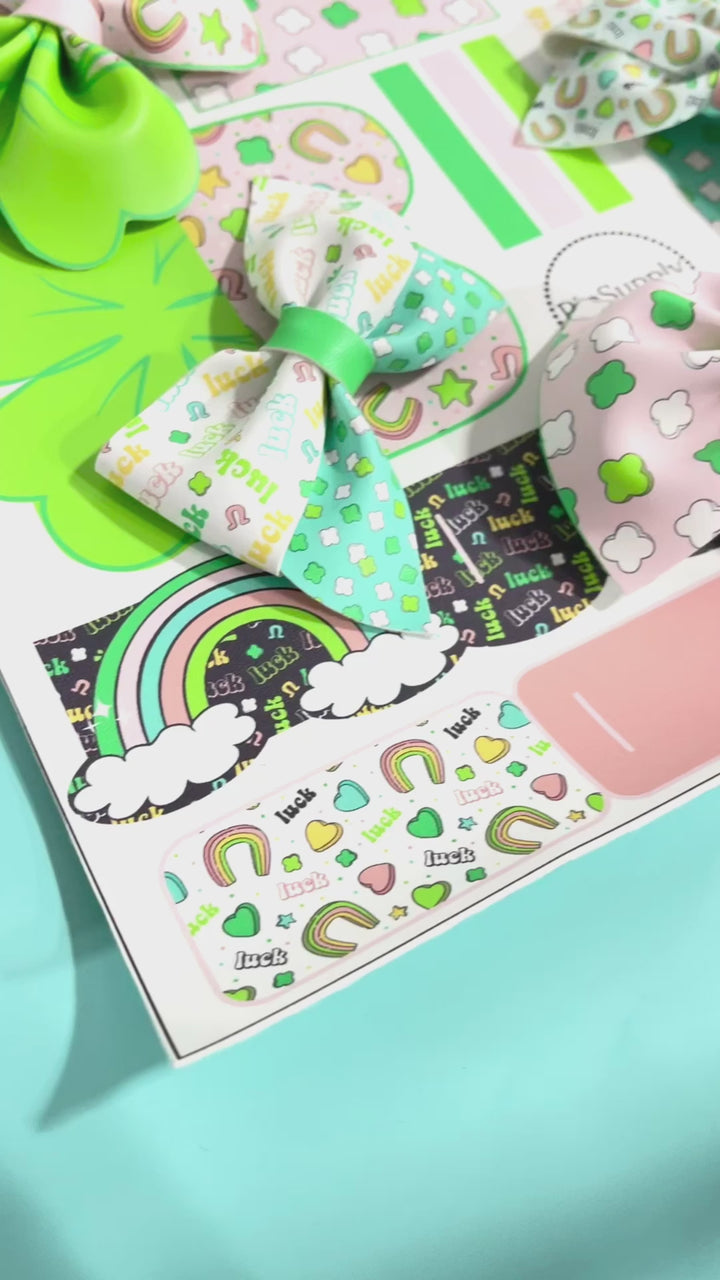 Story of Toys Faux Leather DIY Hair Bows & Craft Cutouts