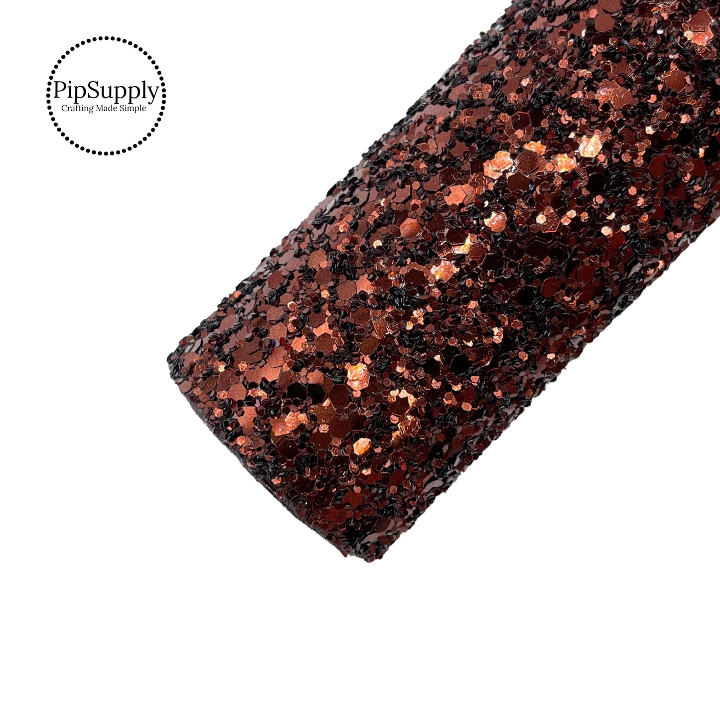 Redwood Brown Chunky Glitter Sheet