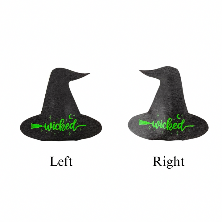 These fun witch themed faux leather snap clip covers are ready to cut and assemble for many craft projects. These patterned cutouts can be used to make a hair bow, headband, banner, photo props, scrapbook, party or classroom decorations, bulletin board trim or anything creative!