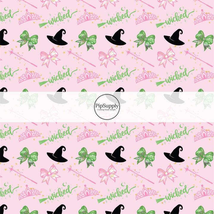 These fun themed no sew bow strips can be easily tied and attached to a clip for a finished hair bow. These fun bow strips are great for personal use or to sell. These bow strips feature the following design elements: witch hats, witch brooms, crowns and bows.