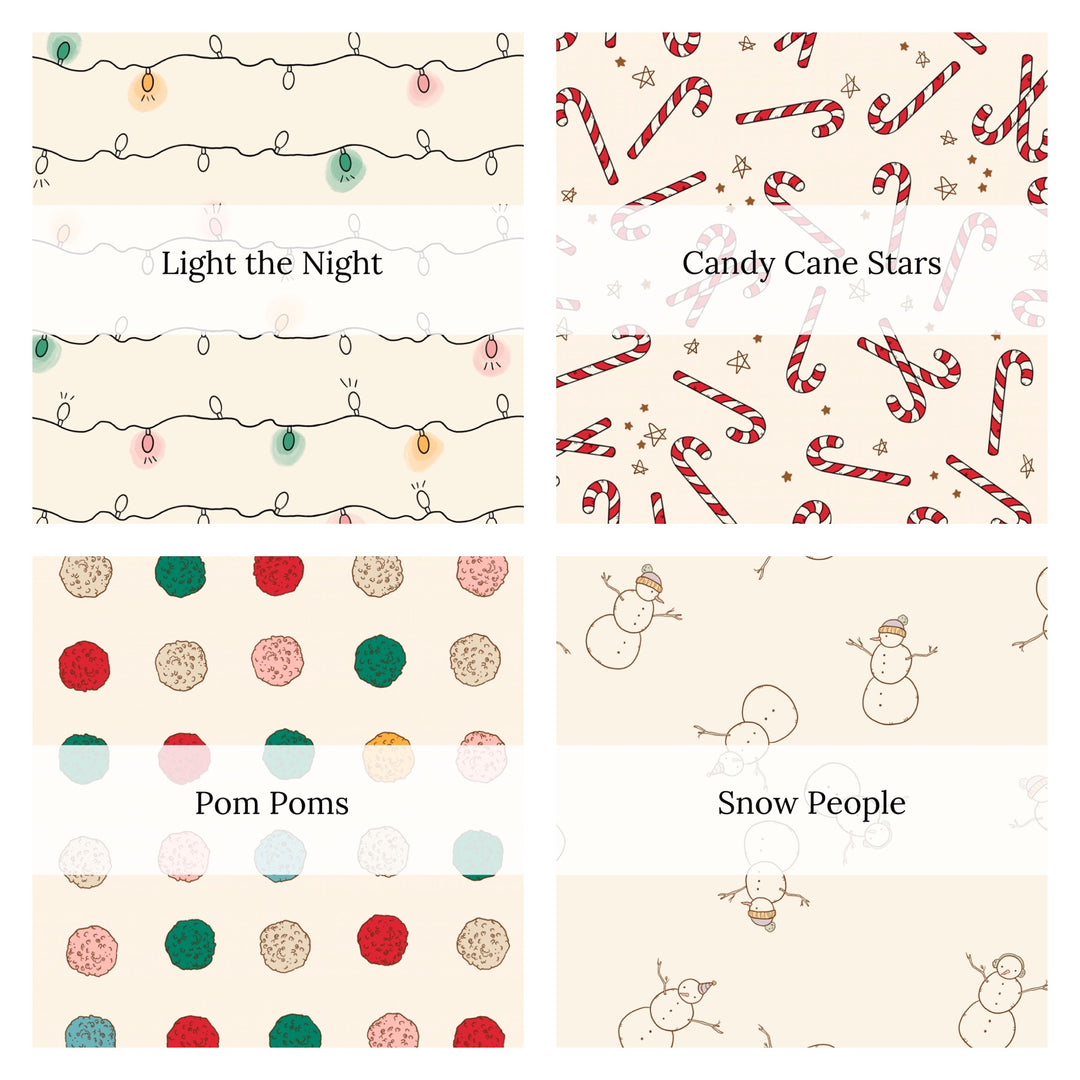 Jolly Holiday Individual Strip Collection | Wild Daisy Gallery | Liverpool Bullet Fabric