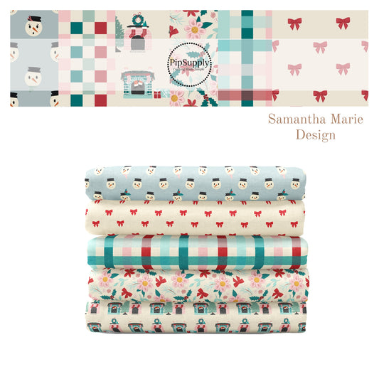 Home for The Holidays | Samantha Marie Designs | Fabric By The Yard