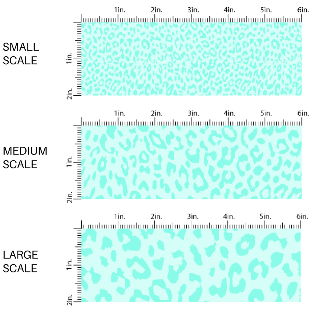 Neon blue leopard print fabric by the yard scaled image guide - Cheetah Print Fabric