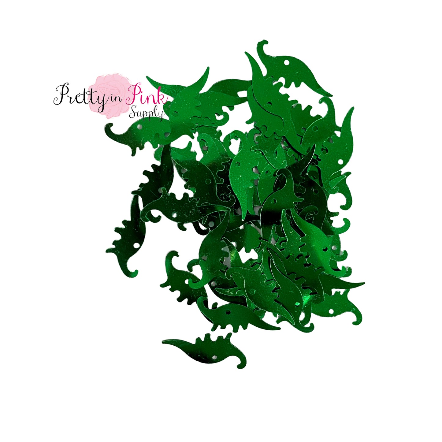 Green Dinosaur | Loose Sequin Glitter