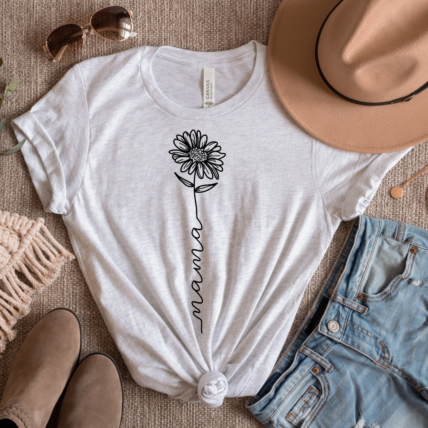 Sublimation or DTF Transfers | Isobel Jade Designs | Mama Flower