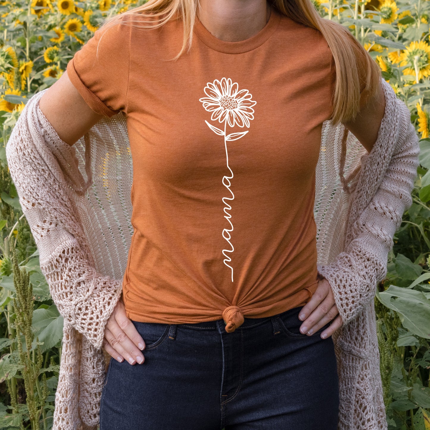 Sublimation or DTF Transfers | Isobel Jade Designs | Mama Flower