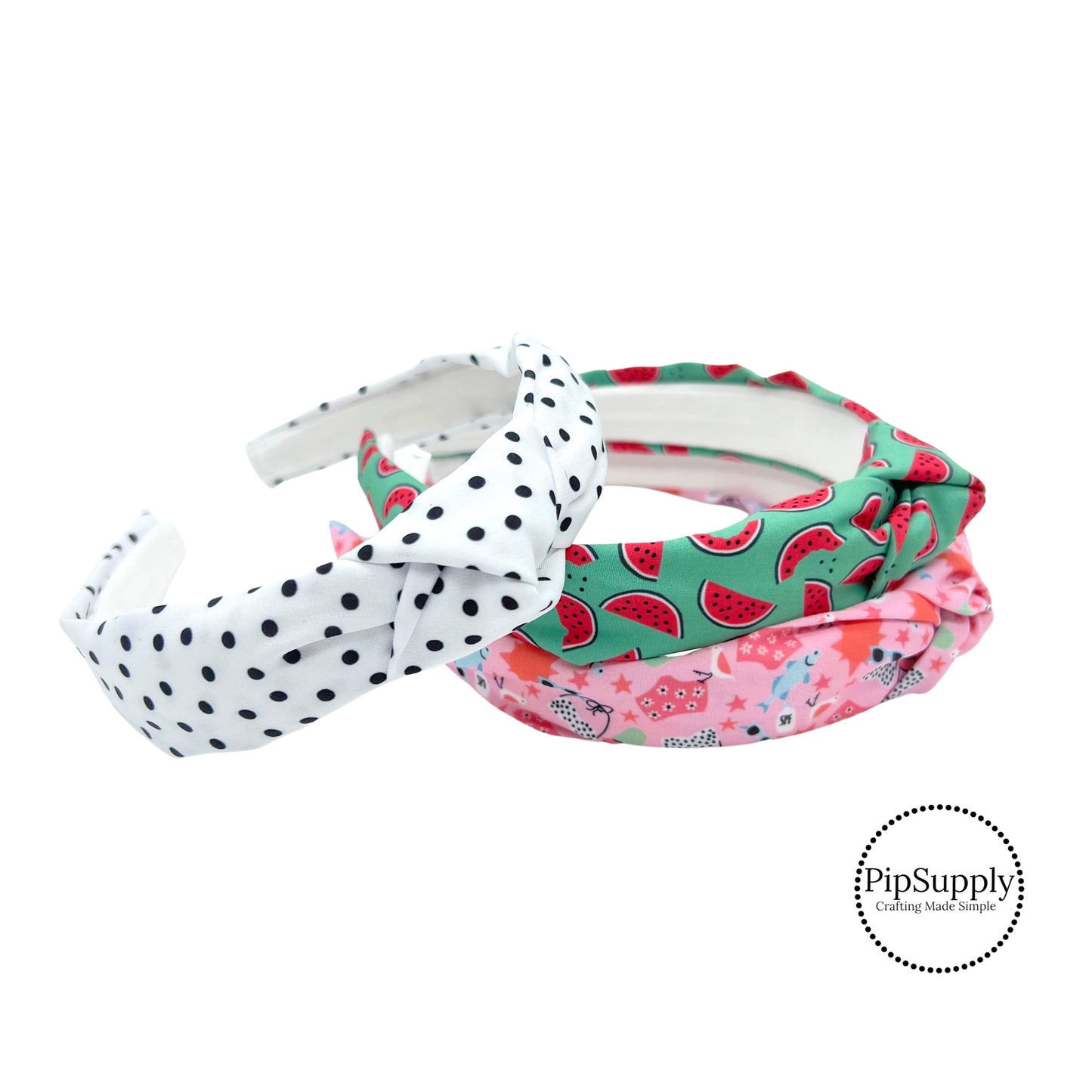Summer Dots | Hey Cute Design | Knotted Headband