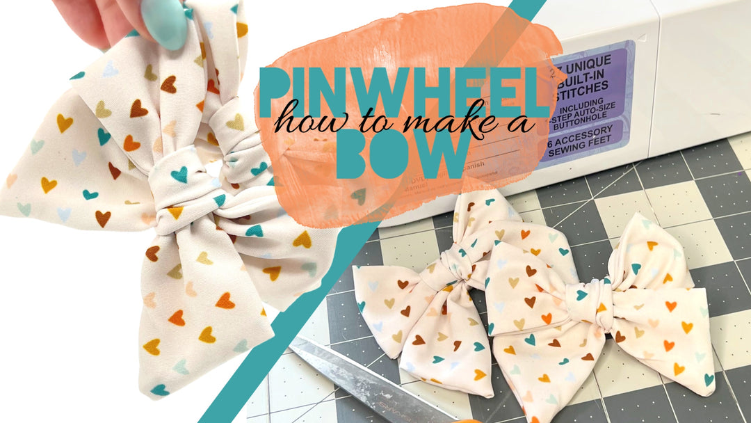 Pinwheel Hair Bow Tutorial