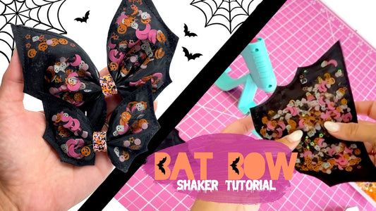 Bat Shaker Bow Tutorial- Free Halloween Tutorial