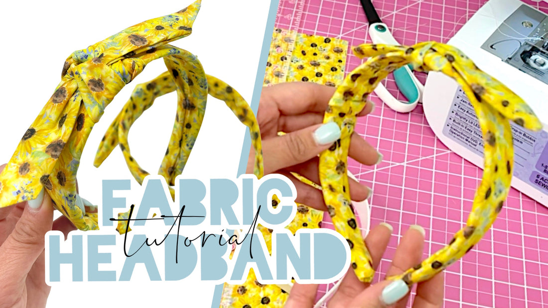 Knotted Fabric Headband Tutorial | DIY Headband Tutorial