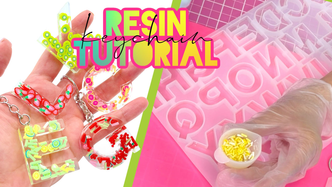 Resin Letter Keychain | Resin Keychain Tutorial | Resin Letters