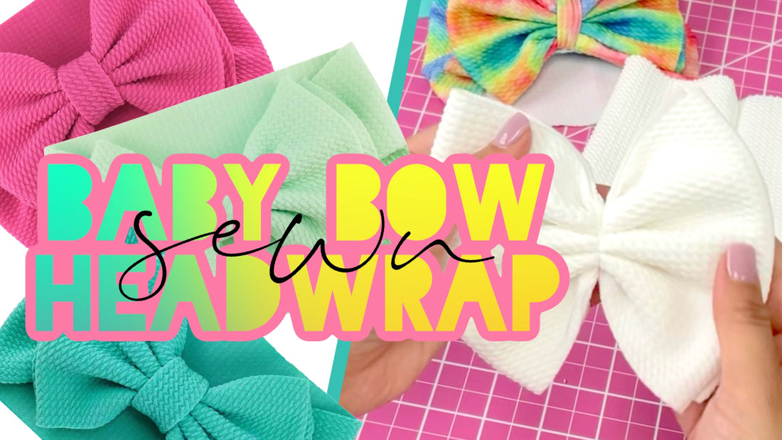 Baby Head Wrap Tutorial / How to sew a Baby Head Wrap