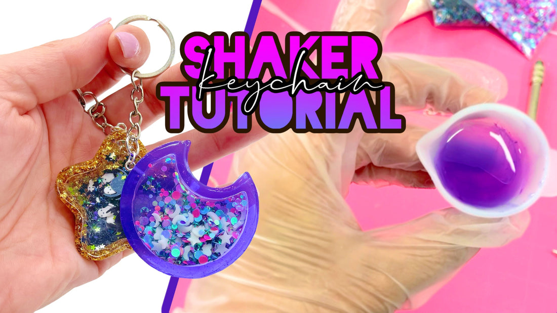 Epoxy Shaker Keychain Tutorial | How to Make a Resin Shaker Keychain | Resin Keychain Tutorial