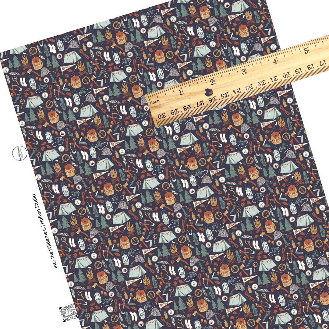 Into the Wilderness Faux Leather Sheets