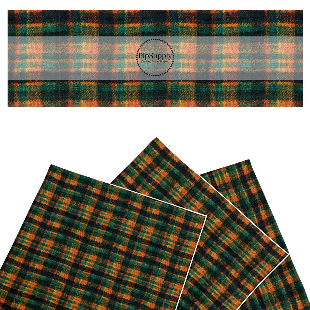 Autumn Jewel Cozy Flannel Faux Leather Sheets