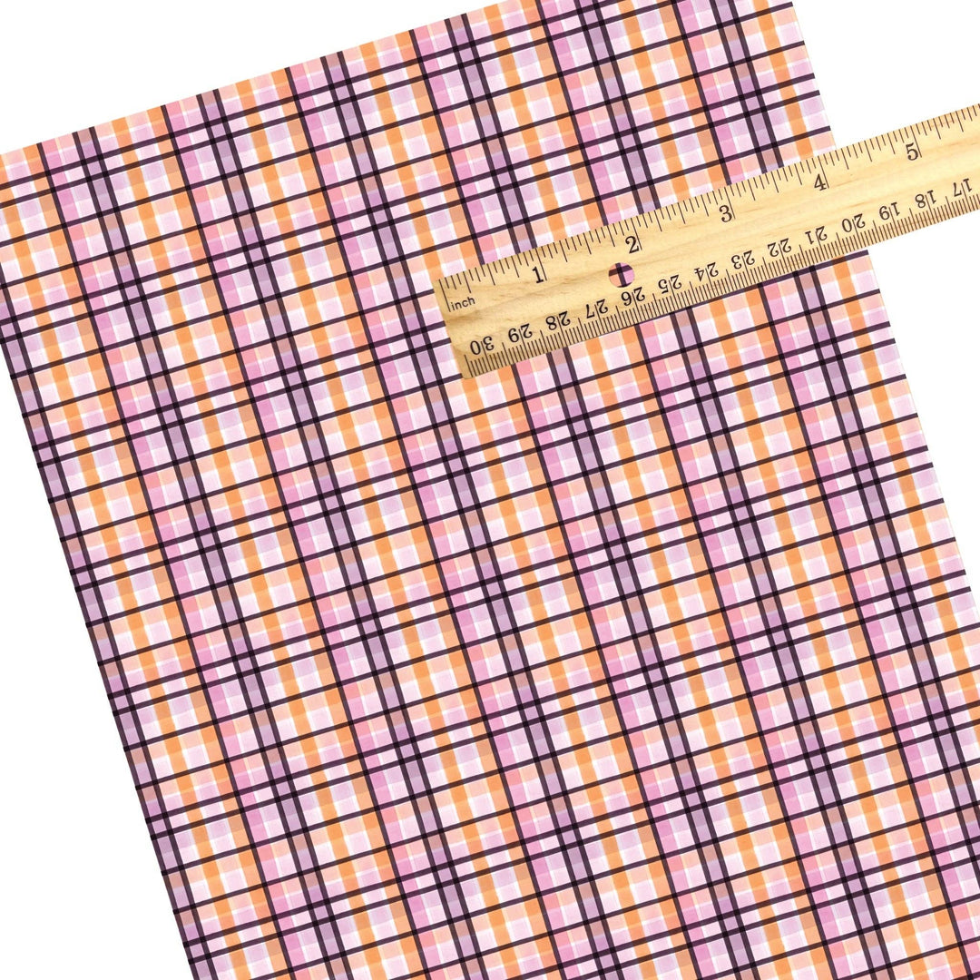 Frightful Plaid Faux Leather Sheets