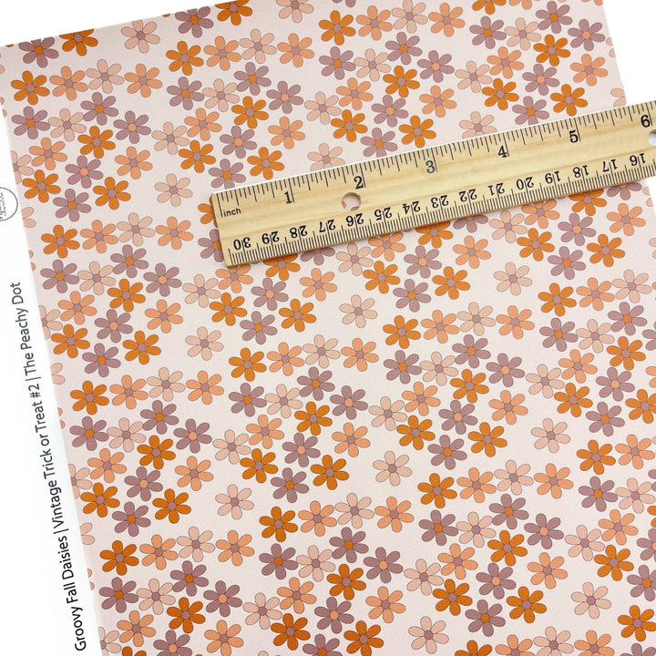 Vintage Trick Or Treat #2 | The Peachy Dot | Faux Leather Sheets