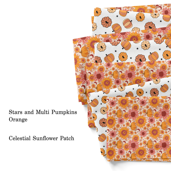 Celestial Sunflower Patch Fabric By The Yard