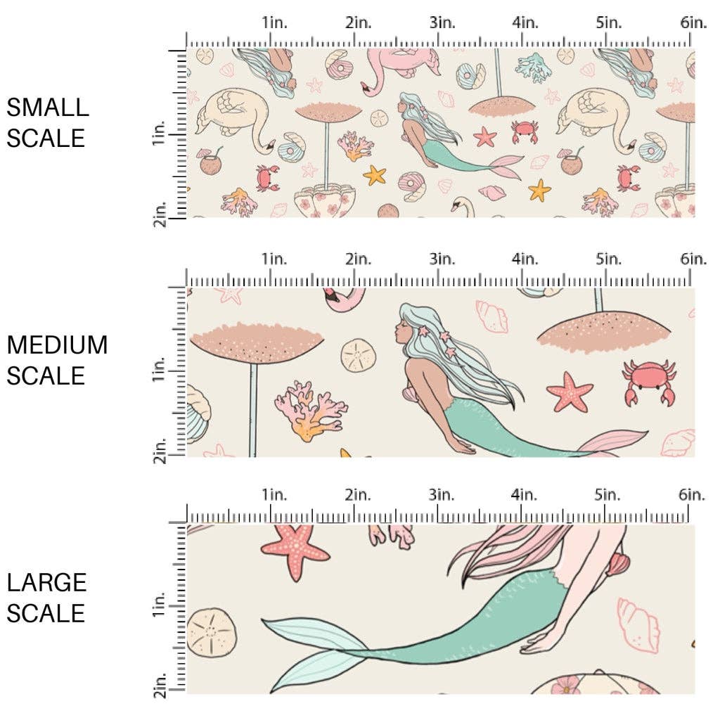 Mermaid Beach Fabric By The Yard