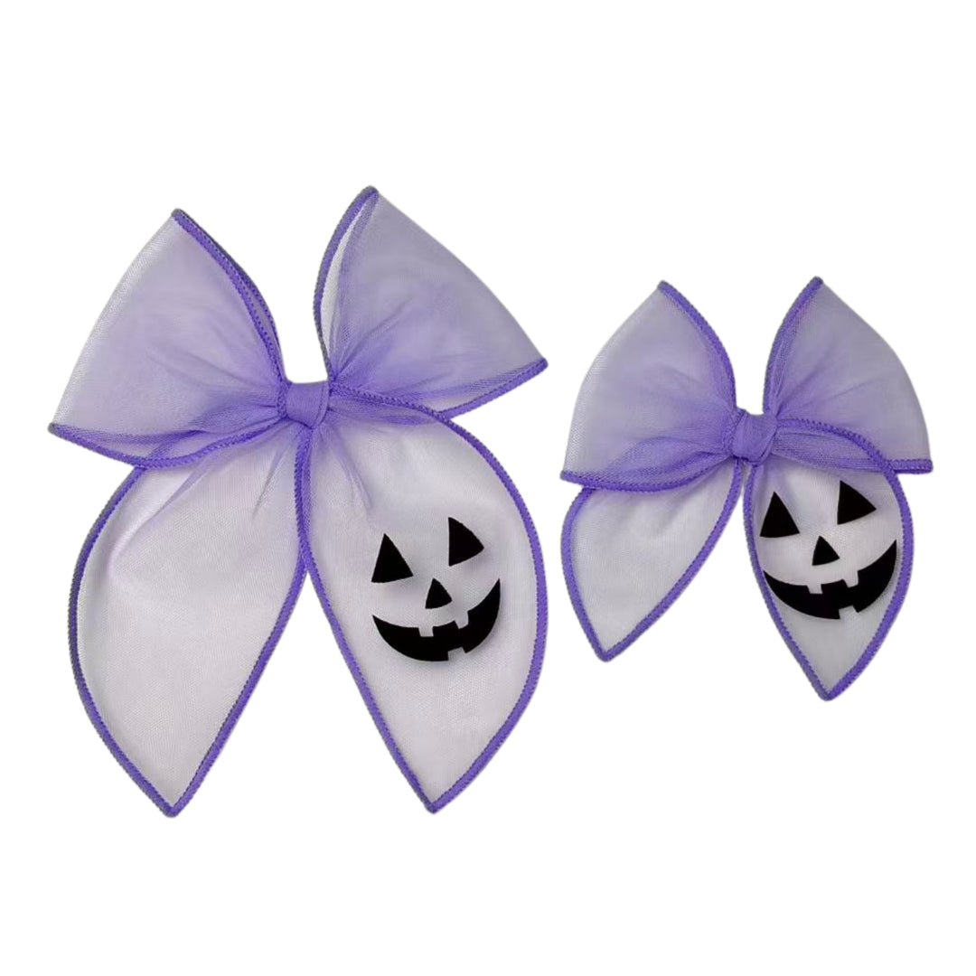 Pumpkin Giggles Sailor Hair Tied Bow w/ Clip