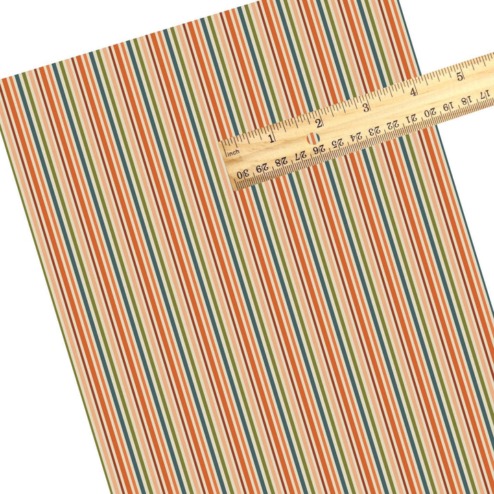 Autumn Jewel Stripe Faux Leather Sheets