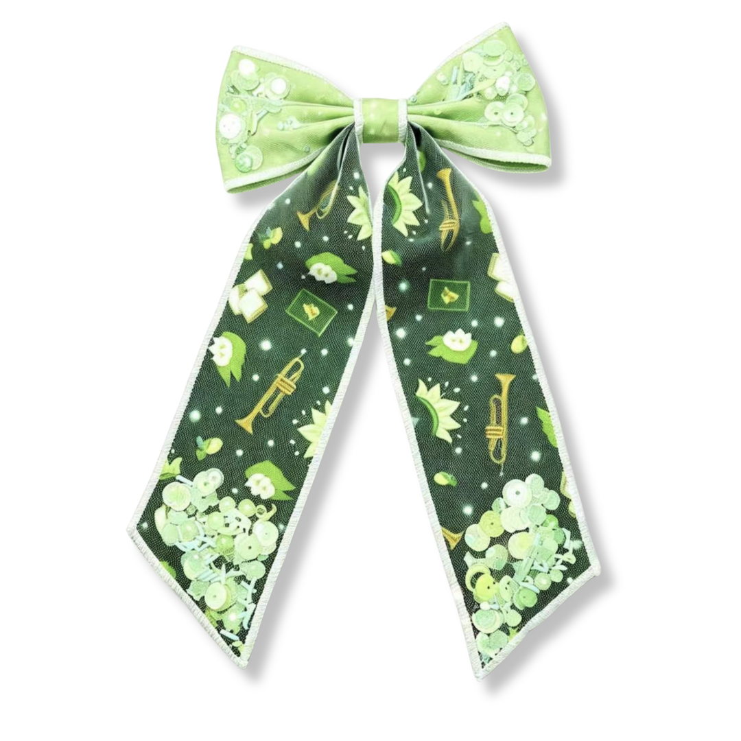 Bayou Princess Shaker Long Tail Bow w/ clip