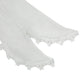 White Star Trimmed Organza Fillable Shaker Bow Strip