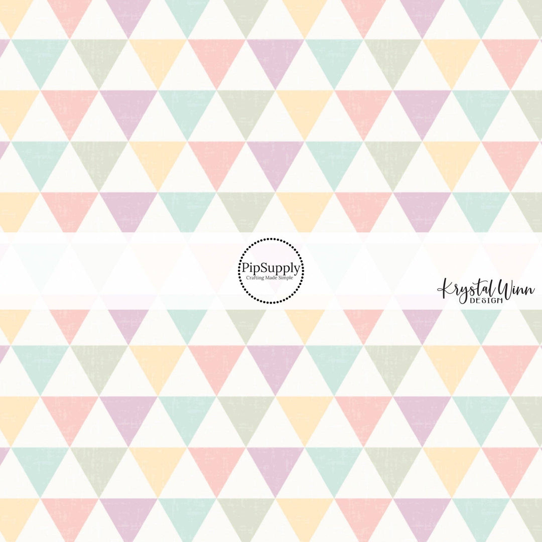 Pastel Cones Bow Strips