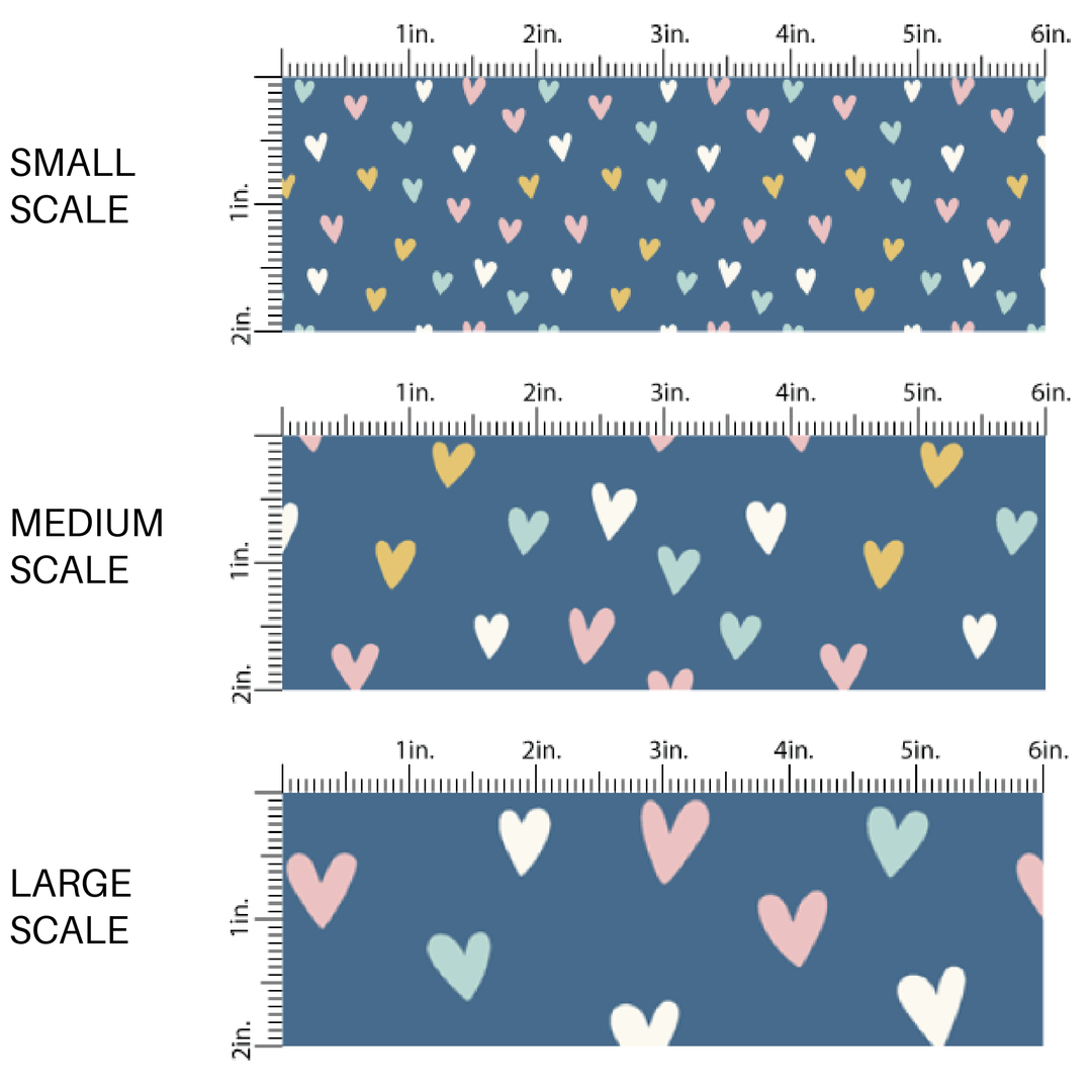 Sweet Spring Hearts Fabric By The Yard