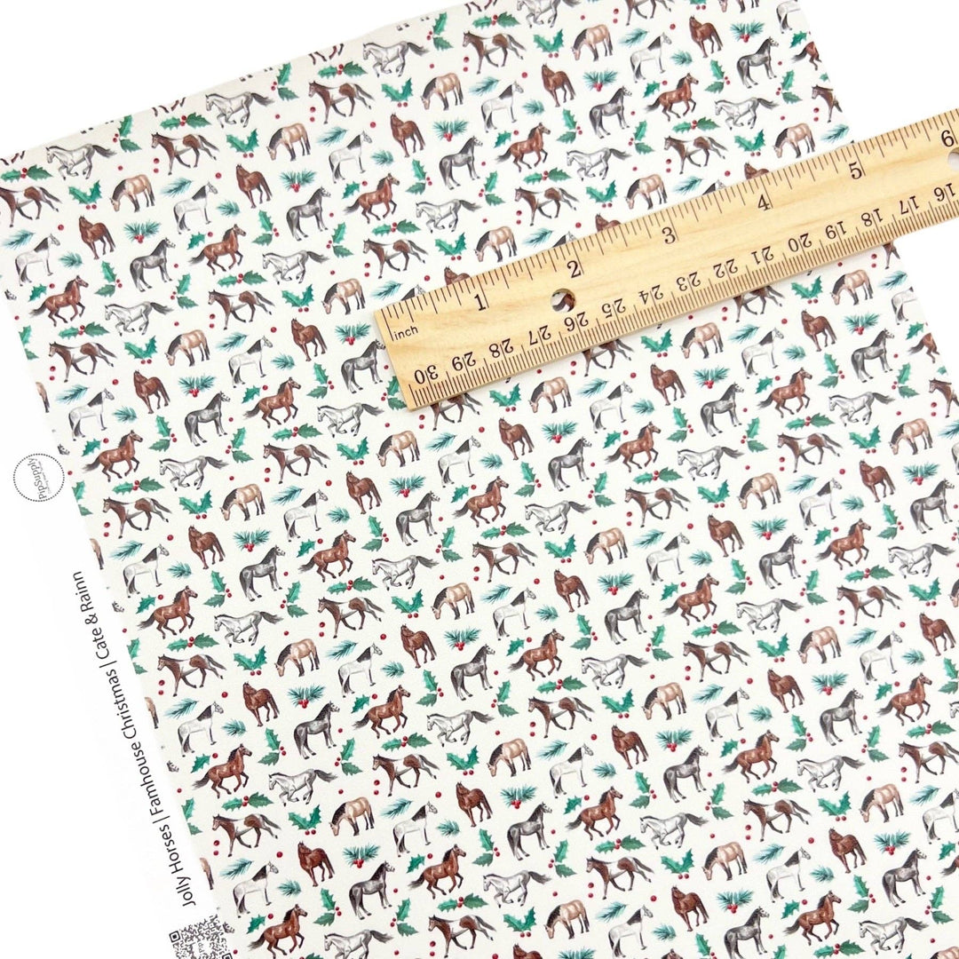 Farmhouse Christmas | Cate & Rainn | Faux Leather