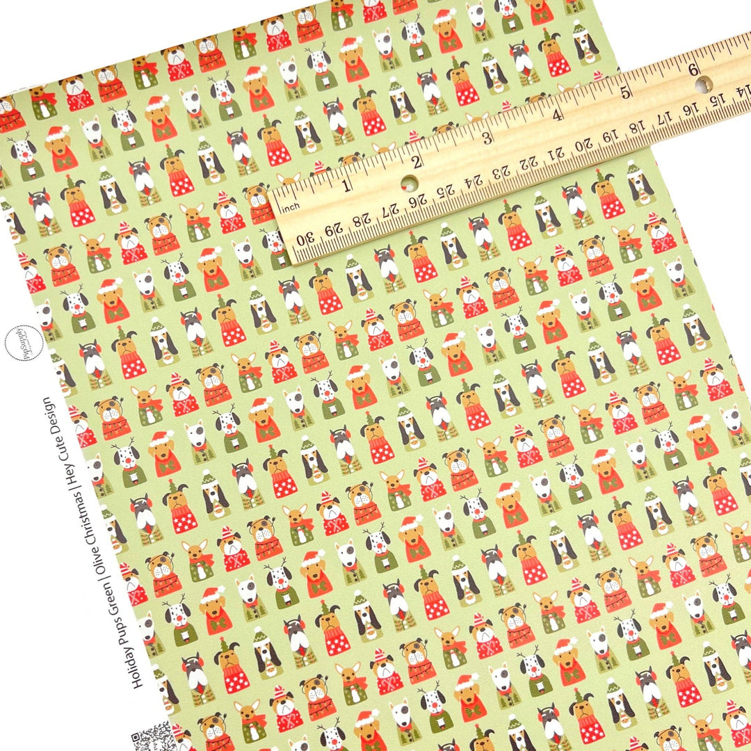 Olive Christmas | Hey Cute | Faux Leather