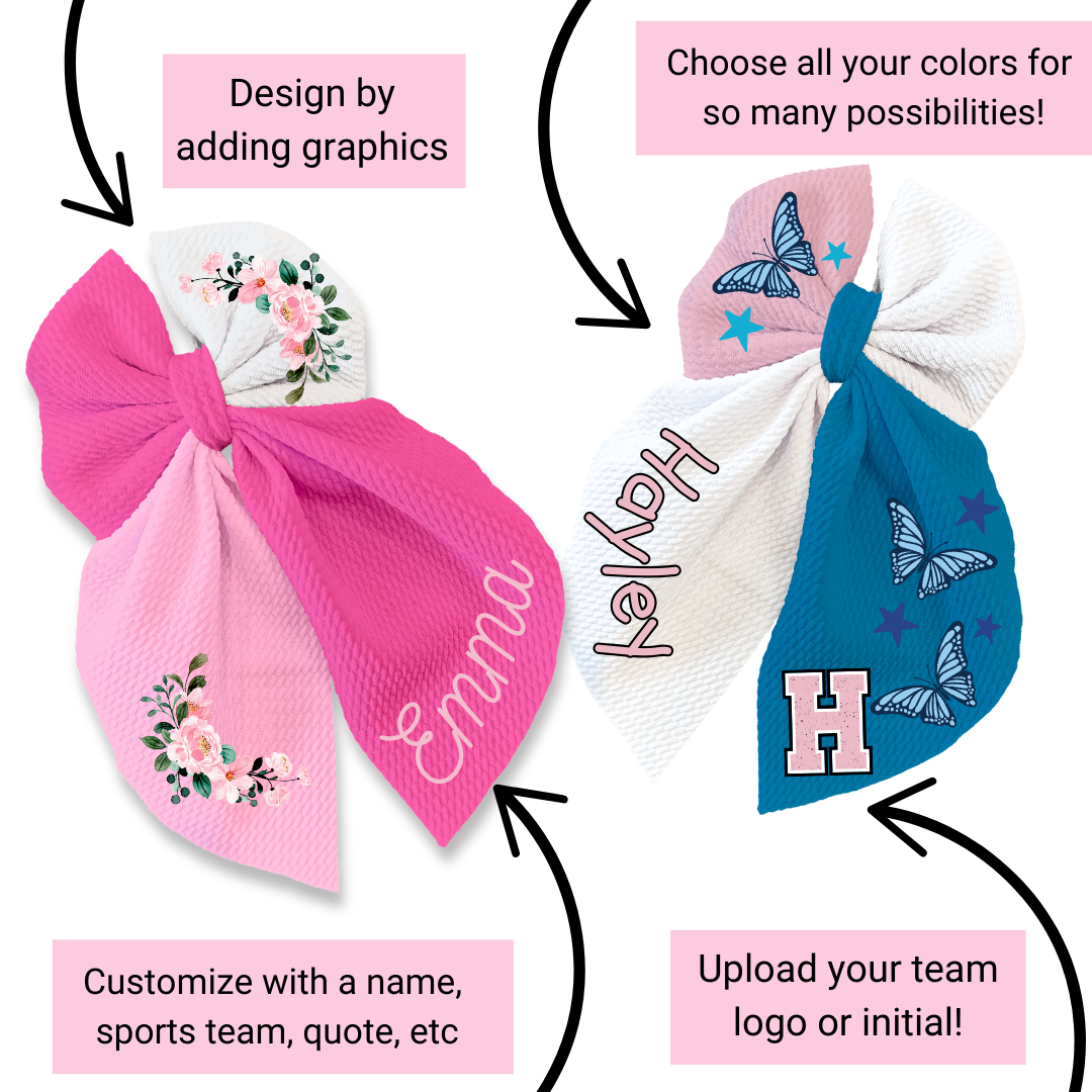 Design Your Flowy Sailor Fabric DIY Hair Bows