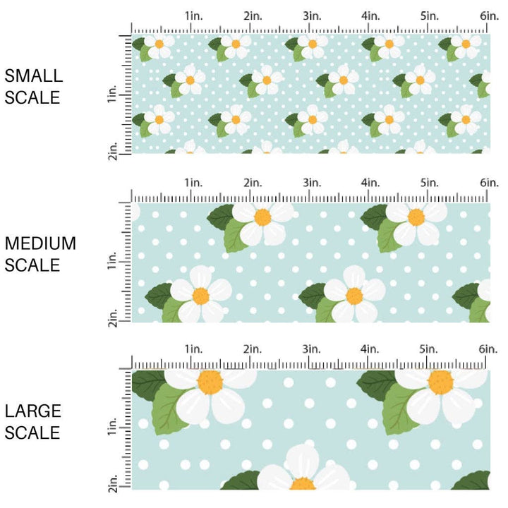 Beach Strawberry Blooms Fabric By The Yard