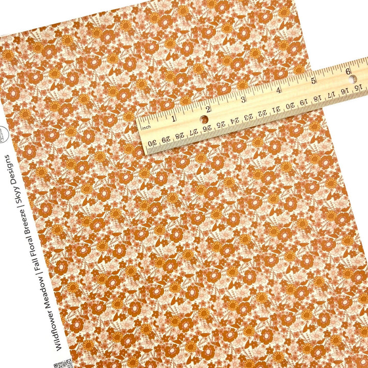Fall Floral Breeze | SKYY Designs Co | Faux Leather Sheets