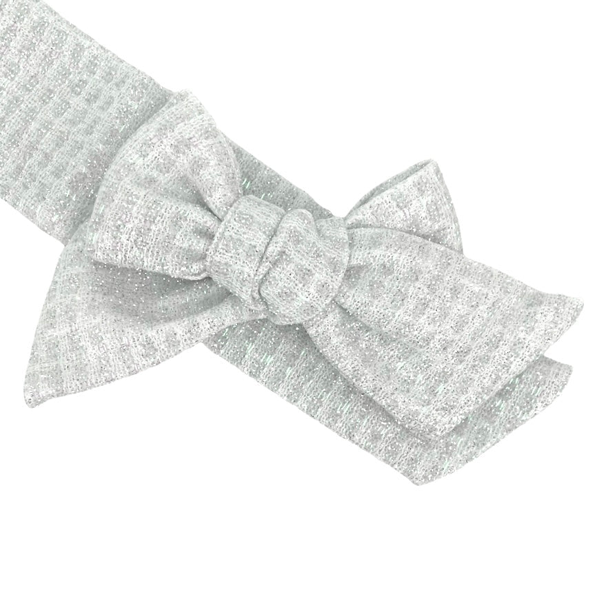 White Glitter JB Effortless Bow Strips - Closed Edge