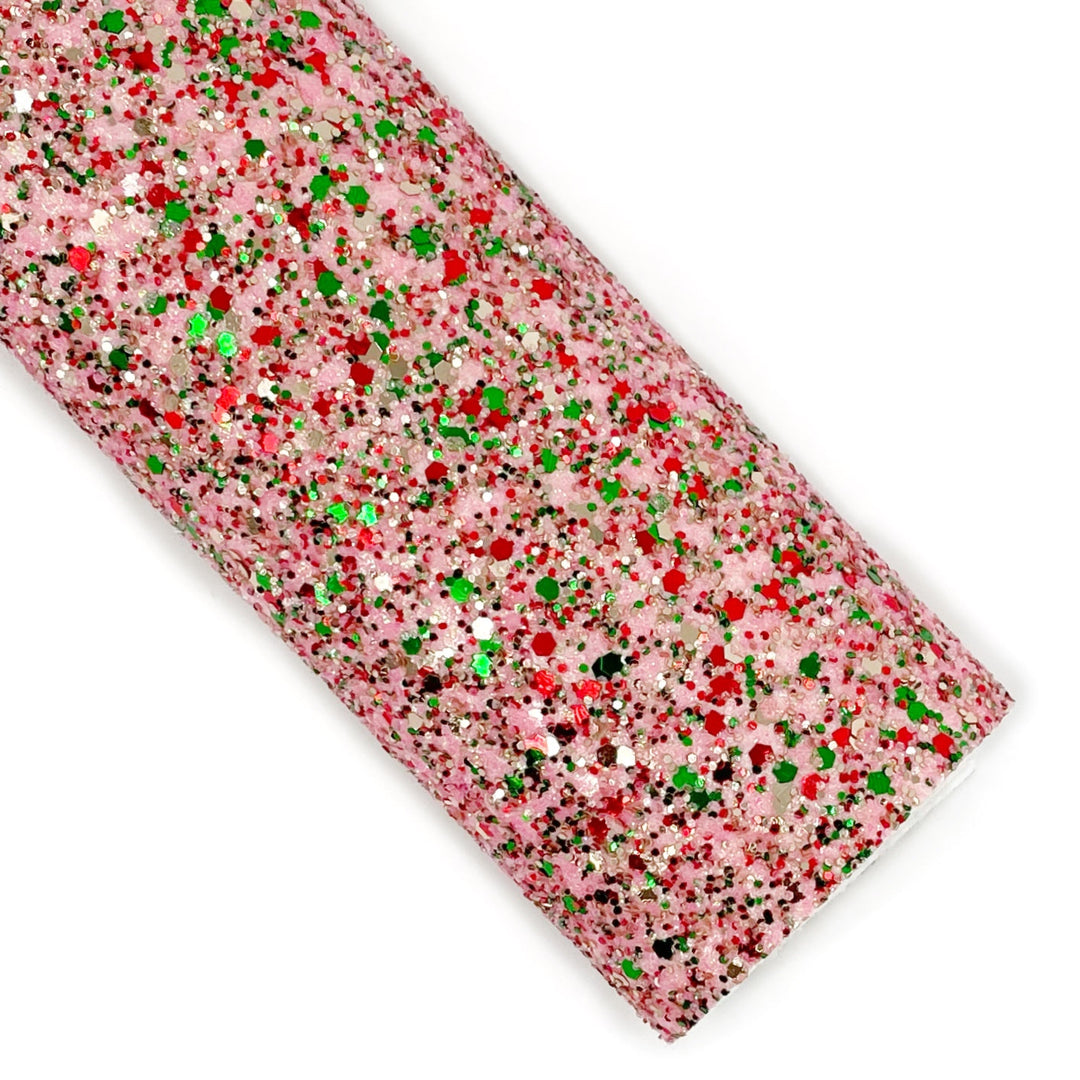 Pink Wreath Glittered Glitter