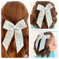 Spill The Tea Long Tail Neoprene Hair Bows - DIY - PIPS EXCLUSIVE