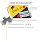 I Did It Graduation Faux Leather DIY Flag & Digital Download - PIPS EXCLUSIVE