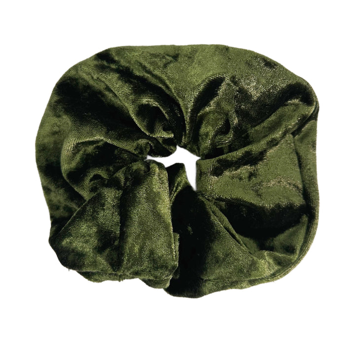 Crushed Velvet Holiday Dreams Bow Scrunchie