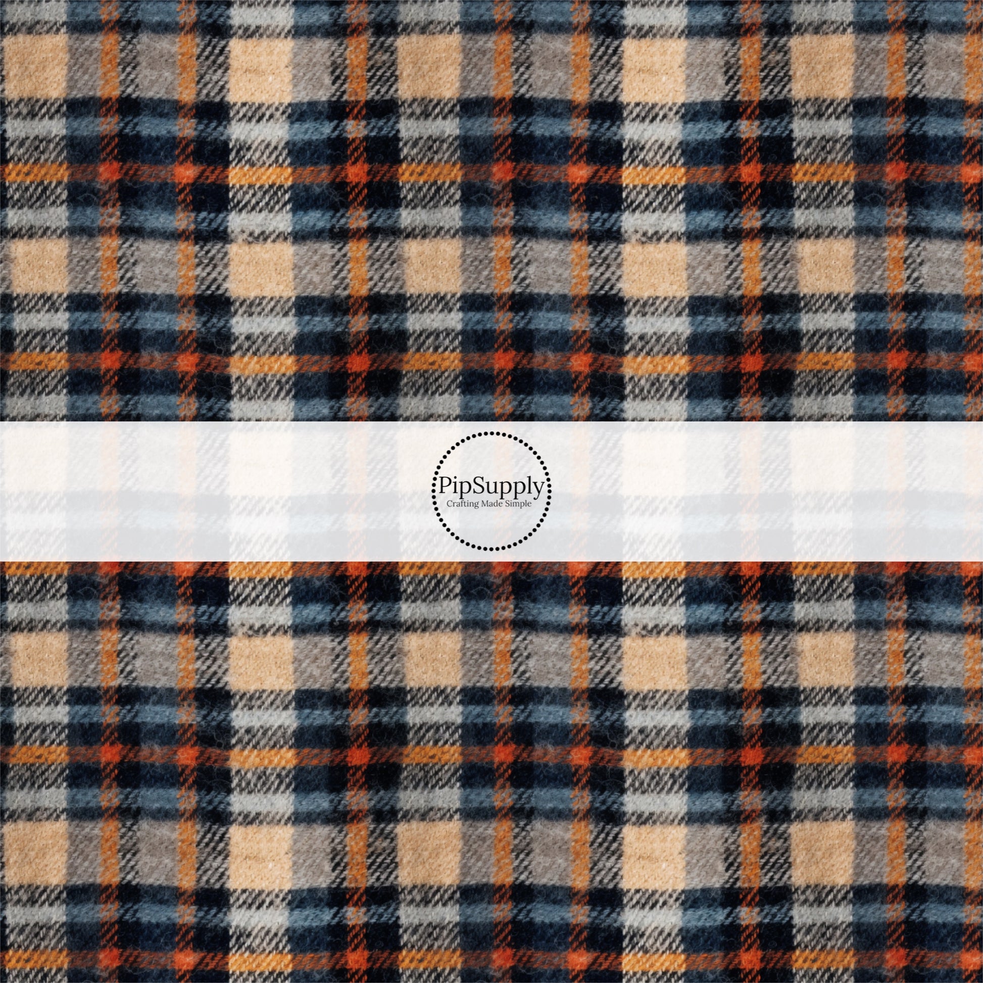 fall toned plaid flannel