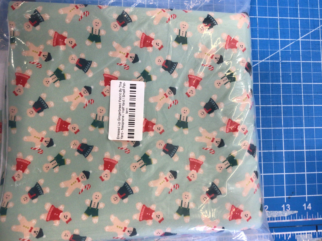 PIPS PERKS - Dressed Up Gingerbread Fabric By The Yard