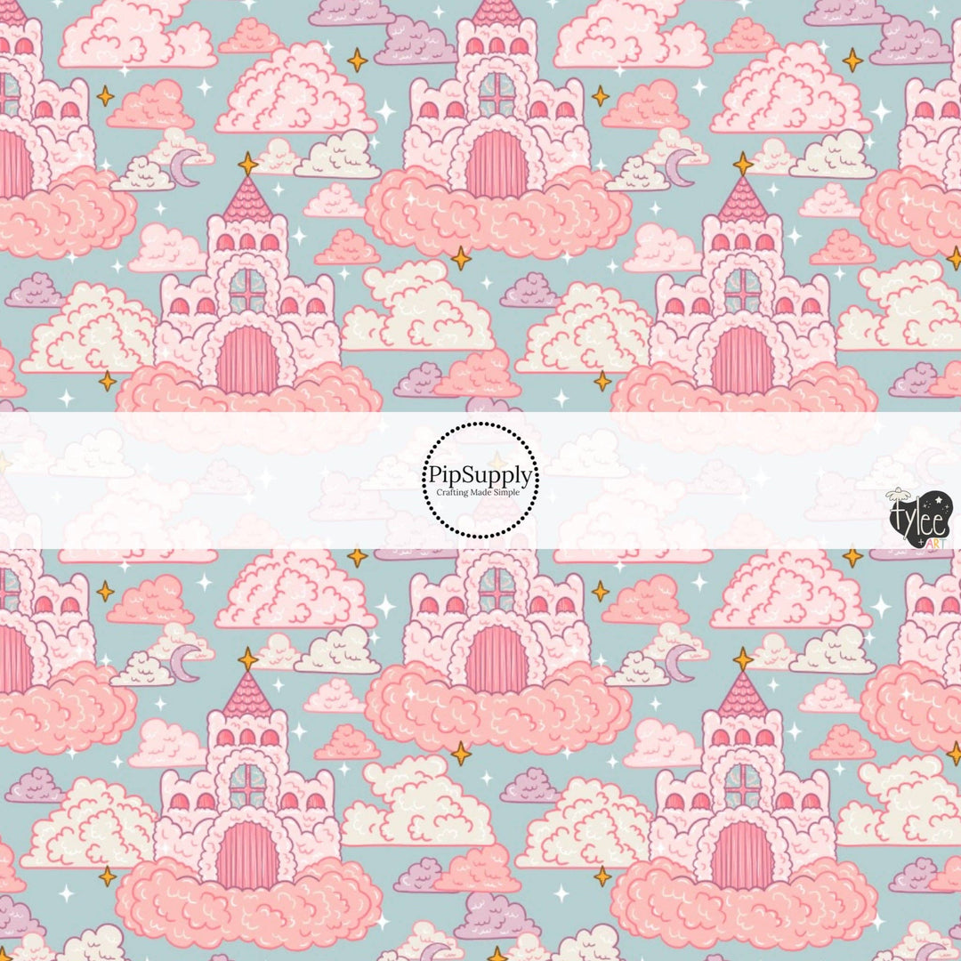 Magical Cloud Castle Hair Bow Strips