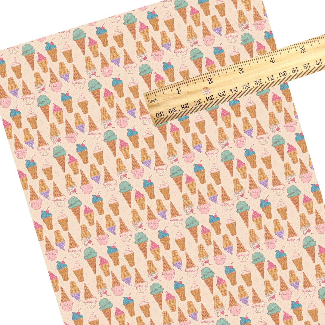 Sweet Summer Treat Faux Leather Sheets
