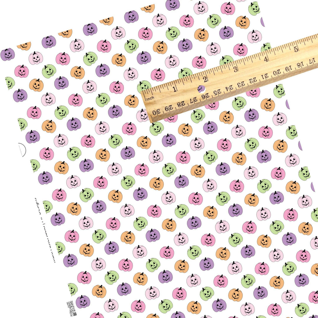 Multi Pastel Jacks Faux Leather Sheets