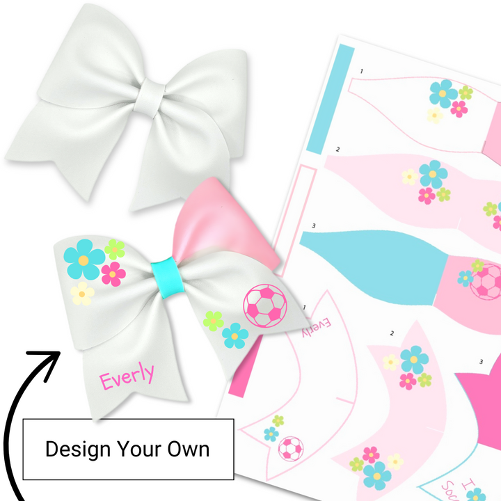 Design Your Twirl Faux Leather DIY Hair Bows