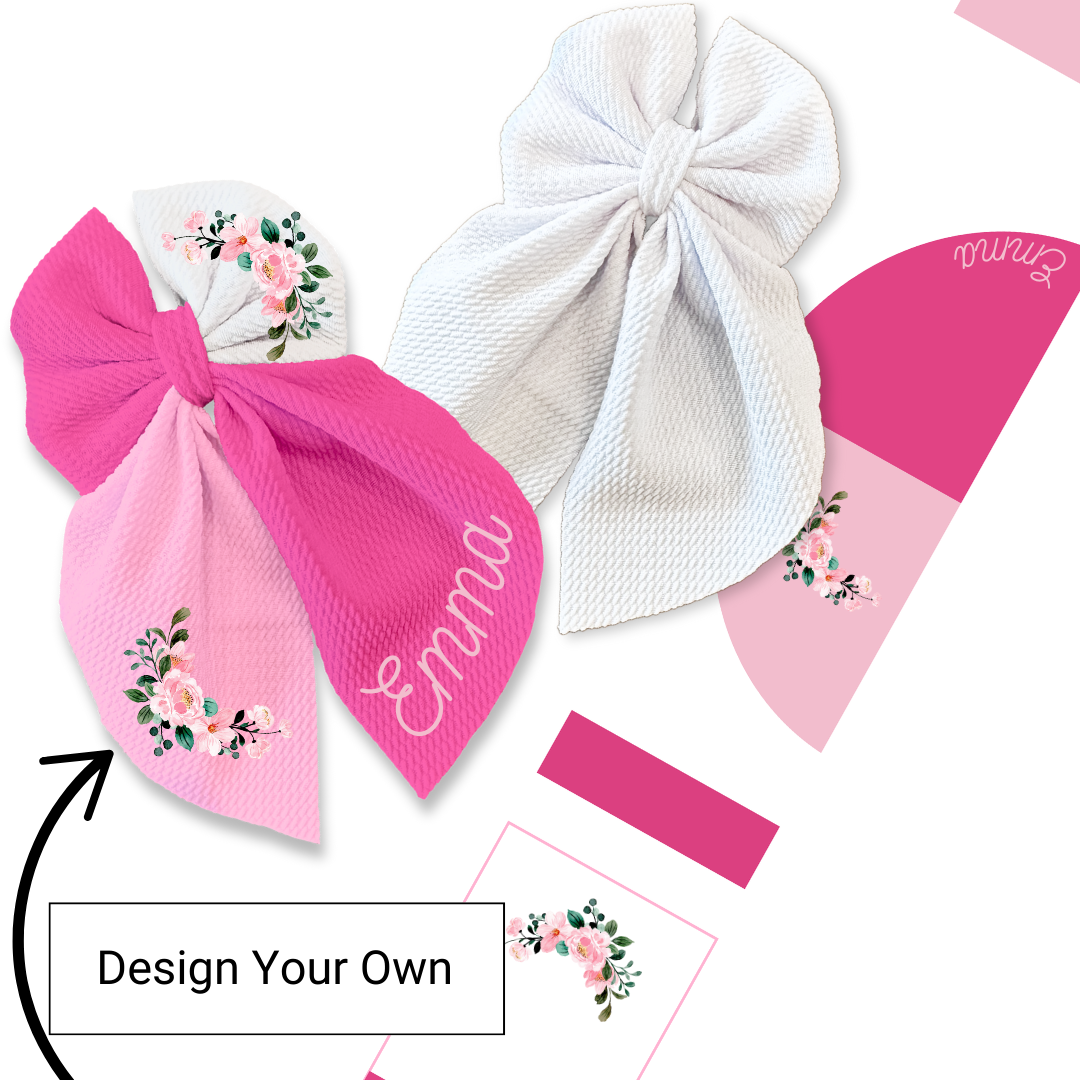 Design Your Flowy Sailor Fabric DIY Hair Bows