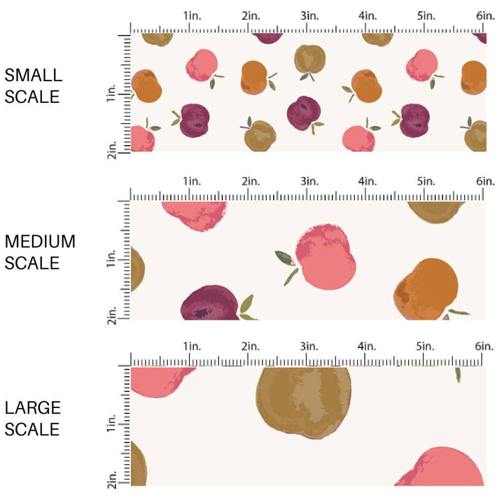 Berry Shade Apples Fabric By The Yard